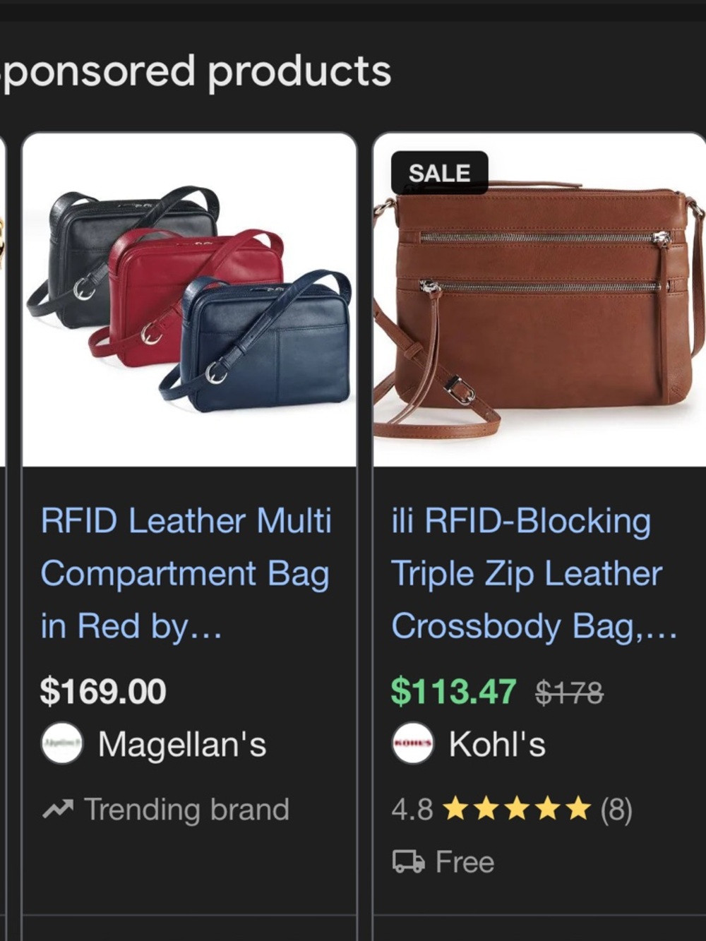📱 RFID Leather Crossbody Phone Case Bag - Picture 7 of 7